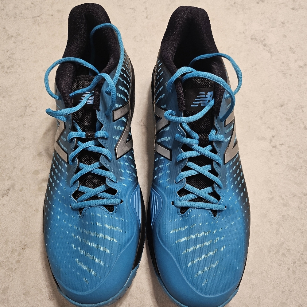 Size 12 blue new balance sneakers